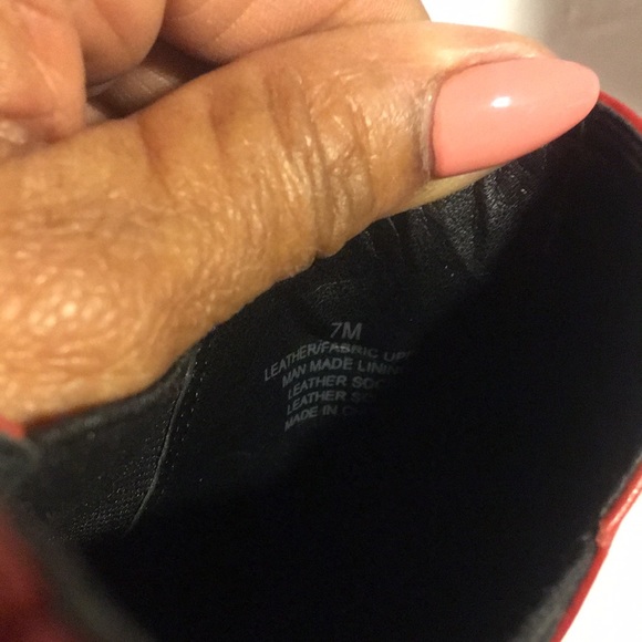 ANTONIO MELANI RED LARA LEATHER BOOTIE HEEL - Picture 4 of 6